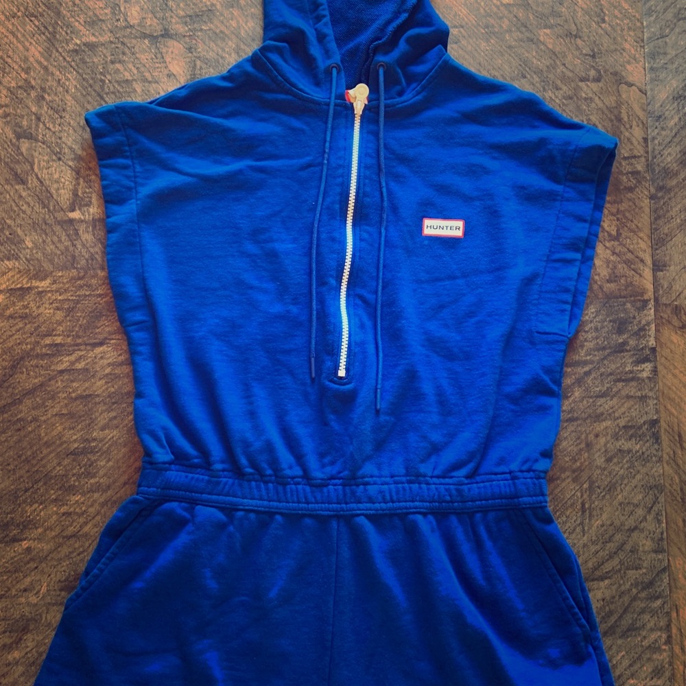 Hunter hooded romper